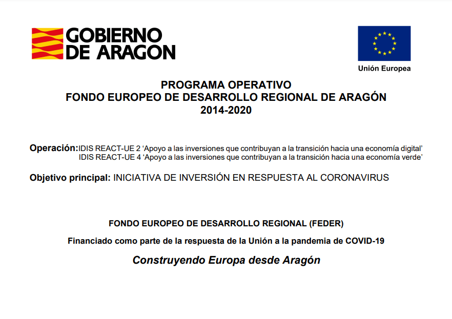 Operación cofinanciada por fondos FEDER
